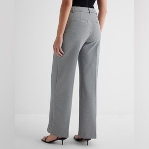 Express The Editor Houndstooth Dress Trousers Pants